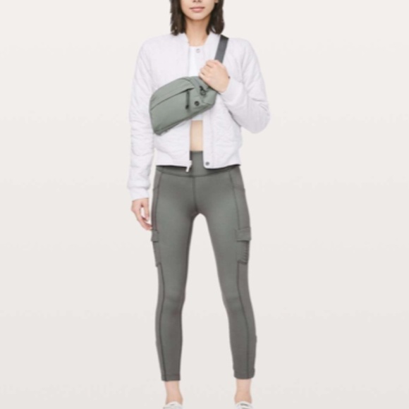 Lululemon Scenic Route 7/8 Tight *25" Grey Sage - Picture 7 of 11